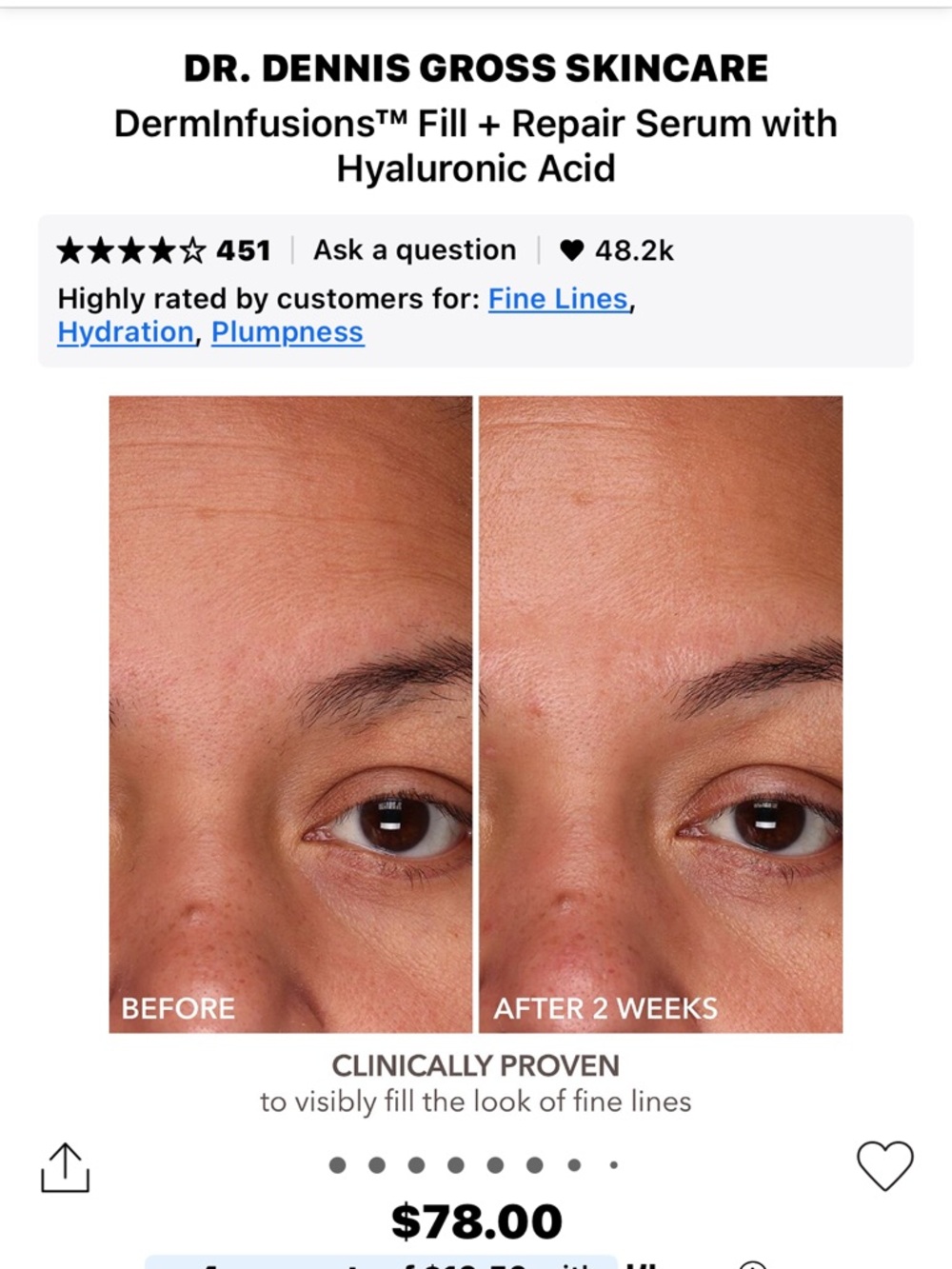 Dr. Dennis Gross Gold Hydrating Fill + Repair Serum - Picture 5 of 10